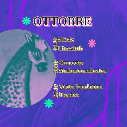 Programma di ottobre – STAB x Cultura