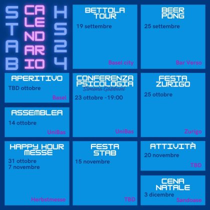 Calendario STAB HS24