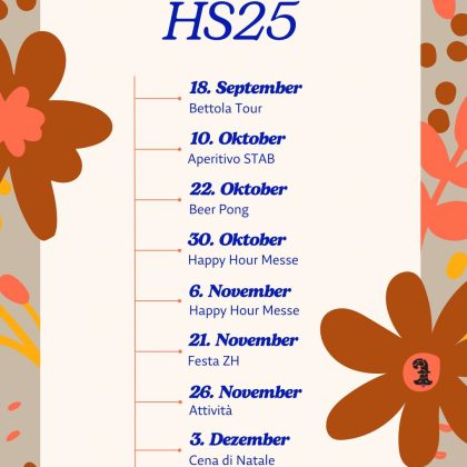 Calendario STAB HS25