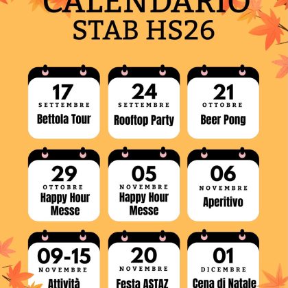 Calendario STAB HS26